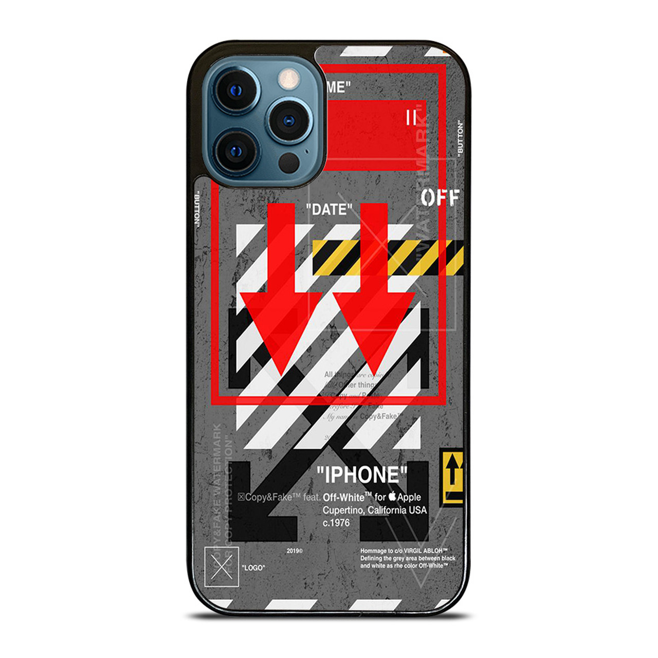 OFF WHITE ARROW DOWN iPhone 12 Pro Max Case Cover